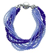 Bracelet rangs bleus 2