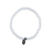 Bracelet perles Cristal de Roche 4 mm