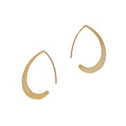 Boucles d'oreilles arabesque, doré 18 K